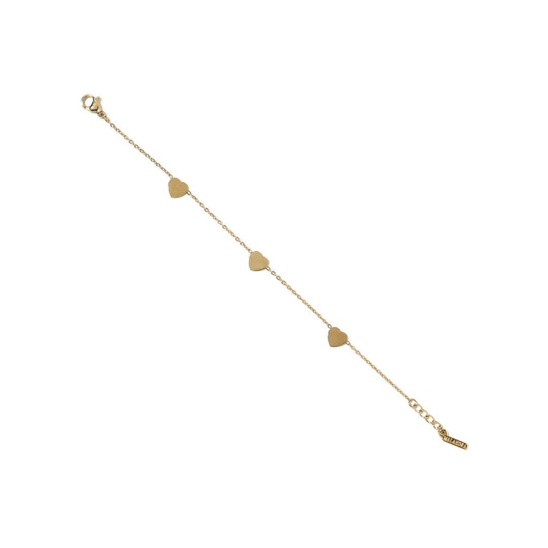 HEARTBEAT GOLD BRACELET - PULSERAS - Malandra Jewelry - ZXP10 - X001068711