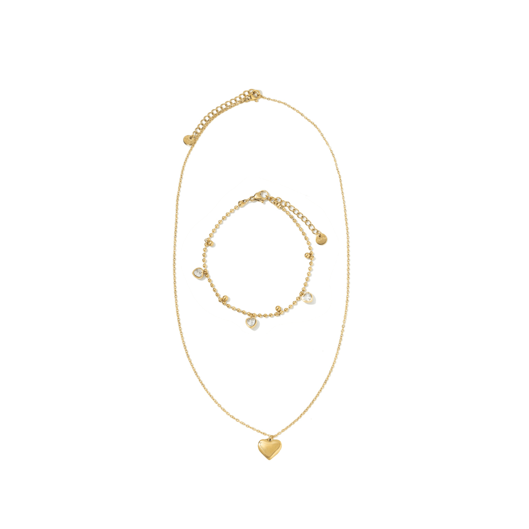 HEARTLIGHT GIFT SET - SETS DE REGALO - Malandra Jewelry - SET144-ZXC24   ZXP22