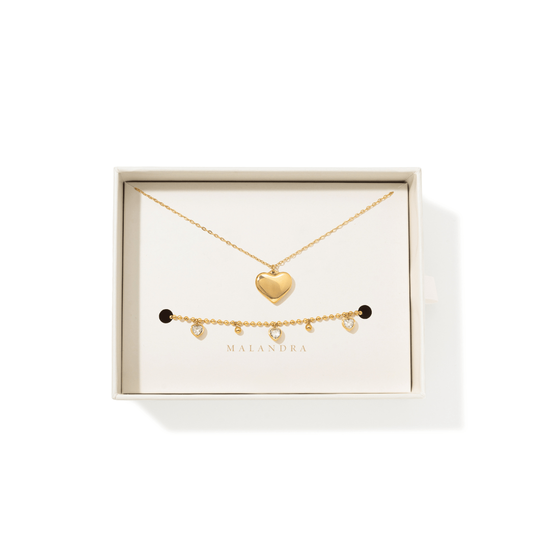 HEARTLIGHT GIFT SET - SETS DE REGALO - Malandra Jewelry - SET144-ZXC24   ZXP22