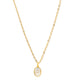 HEIRLOOM OVAL NECKLACE - COLLARES - Malandra Jewelry - EOBC19-xl764