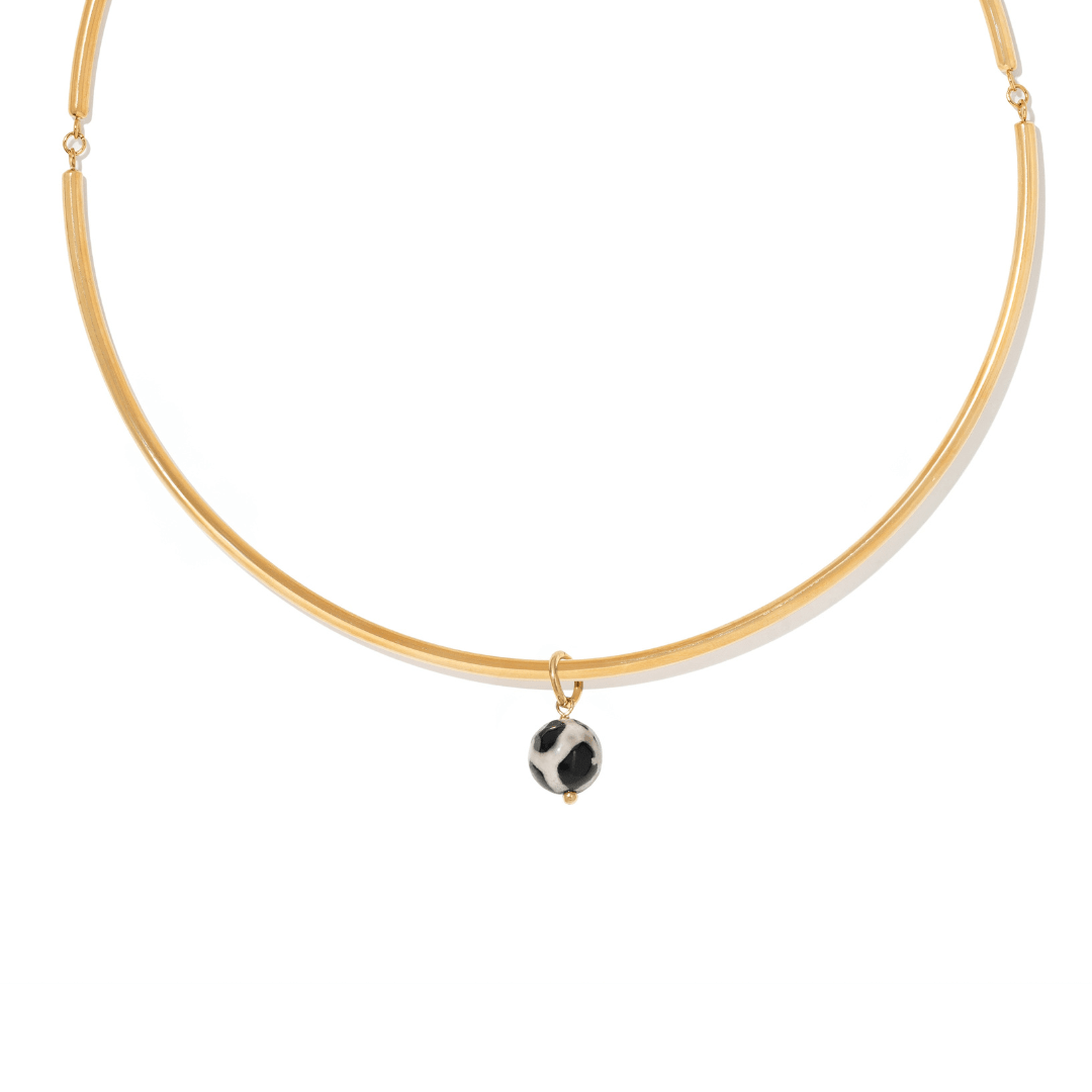 Holstein Agate Gaia Choker - COLLARES - Malandra Jewelry - TC2735