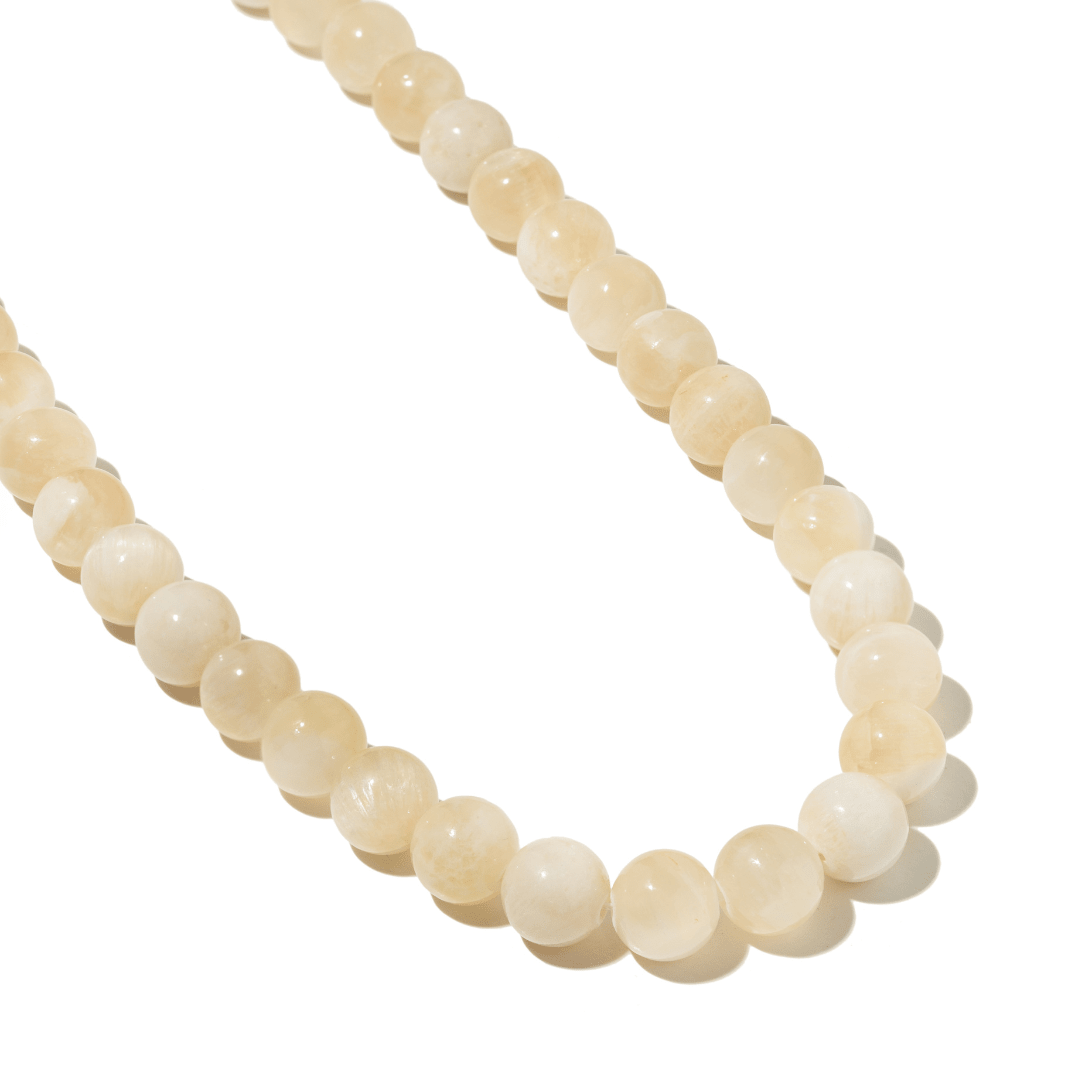 Honey Angelite Terra Necklace - COLLARES - Malandra Jewelry - TC2672
