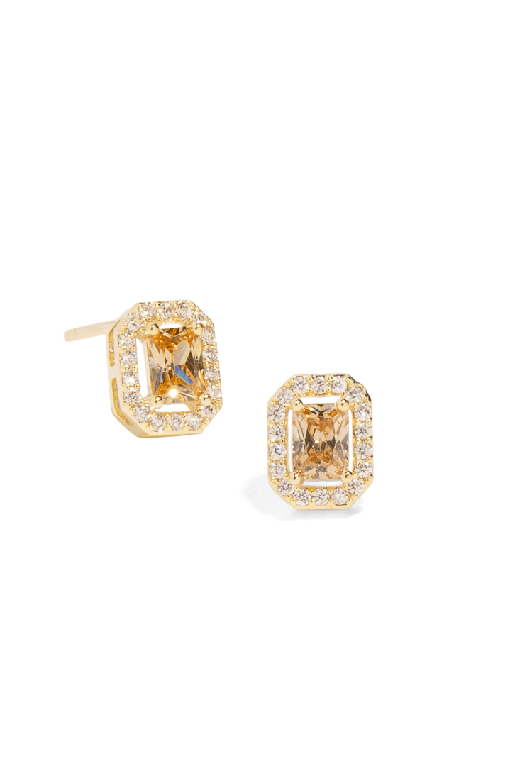 HONEY GLIMMER EARRINGS - ARETES - Malandra Jewelry - ZWA34.CH - QX03426Y