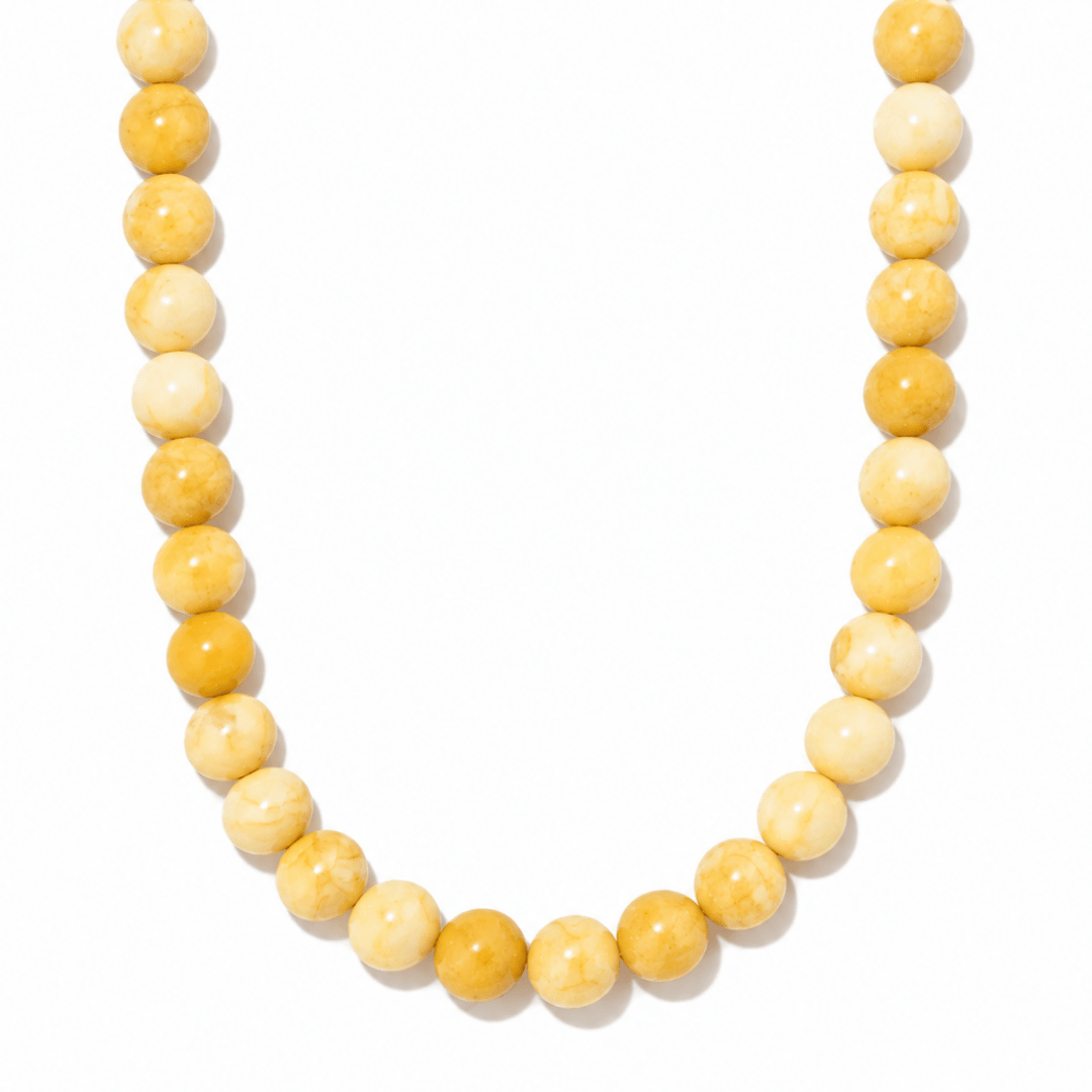 HONEY JADE TERRA NECKLACE - COLLARES - Malandra Jewelry - TC2515