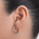 HOOPS & ZIRCONIA EARRING SET - ARETES - Malandra Jewelry - TA2259/ZWA30.P
