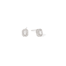 ICED SQUARE EARRINGS - ARETES - Malandra Jewelry - ZWA124.P-QX00878YX/QX00878SY
