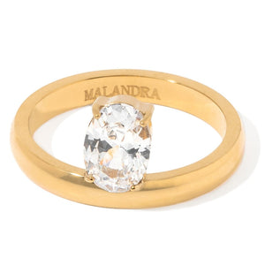 ICON OVAL PINKY RING - ANILLOS - Malandra Jewelry - EUWR256.4-DZJDR202506235NINA