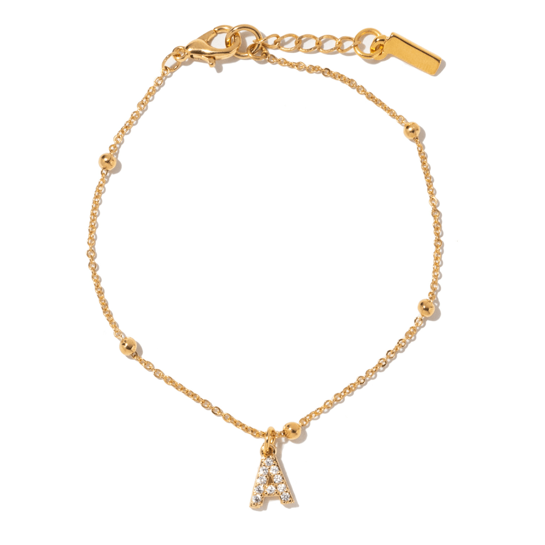 ICONIC INITIAL BRACELET - PULSERAS - Malandra Jewelry - TP2463.A