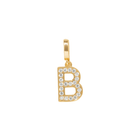 INITIAL CHARM - DIJES - Malandra Jewelry - EYHD122.B