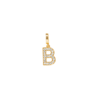 INITIAL CHARM - DIJES - Malandra Jewelry - EYHD122.B