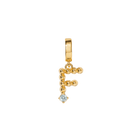 INITIAL CHARM - DIJES - Malandra Jewelry - EYHD122.F