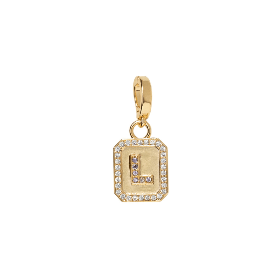 INITIAL CHARM - DIJES - Malandra Jewelry - EYHD122.L