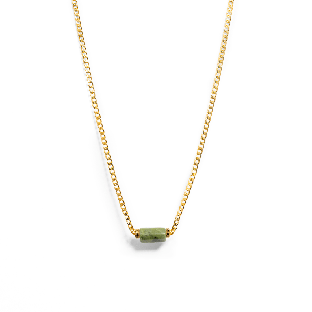 JADE AURA NECKLACE - COLLARES - Malandra Jewelry - TC1179