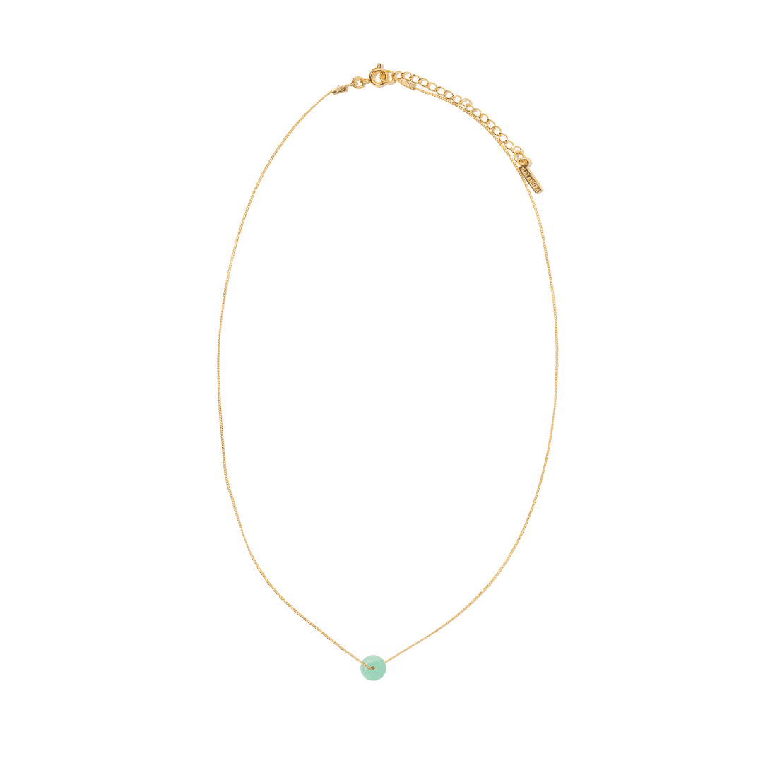 JADE ESSENCE GRATITUDE NECKLACE - COLLARES - Malandra Jewelry - TC2202