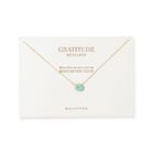 JADE ESSENCE GRATITUDE NECKLACE - COLLARES - Malandra Jewelry - TC2202