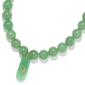 JUNIPER AVENTURINE GAIA NECKLACE - COLLARES - Malandra Jewelry - TC2524