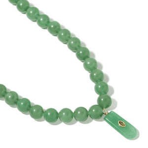 JUNIPER AVENTURINE GAIA NECKLACE - COLLARES - Malandra Jewelry - TC2524