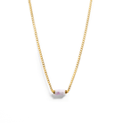 KUNZITE AURA NECKLACE - COLLARES - Malandra Jewelry - TC1184