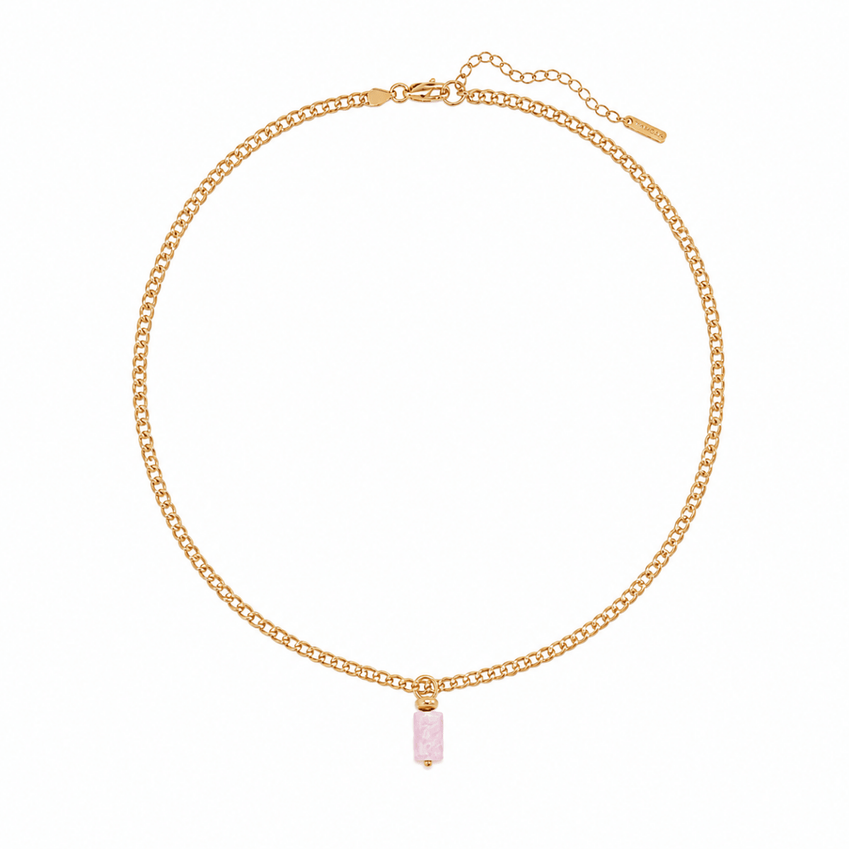 KUNZITE V AURA NECKLACE - COLLARES - Malandra Jewelry - TC1184