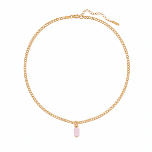 KUNZITE V AURA NECKLACE - COLLARES - Malandra Jewelry - TC1184