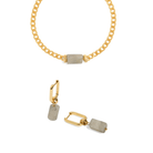 LABRADORITE AURA GIFT SET - SETS DE REGALO - Malandra Jewelry - SET116-TP1615 TA1625