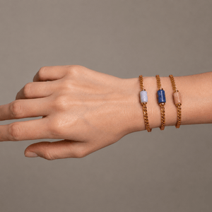 LAPISLAZULI AURA BRACELET - PULSERAS - Malandra Jewelry - TP1614