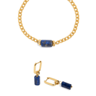 LAPISLAZULI AURA GIFT SET - SETS DE REGALO - Malandra Jewelry - SET115-TP1614 TA1624