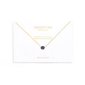 LAPISLAZULI GRATITUD NECKLACE - COLLARES - Malandra Jewelry - TC1640