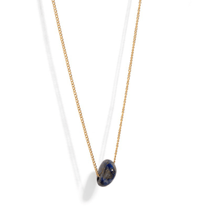 LAPISLAZULI GRATITUDE LUXE NECKLACE - COLLARES - Malandra Jewelry - TC1640