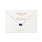 LAPISLAZULI GRATITUDE NECKLACE - COLLARES - Malandra Jewelry - TC2198