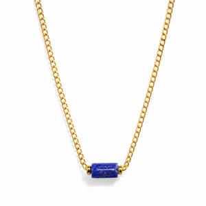 LAPISLAZULI H AURA NECKLACE - COLLARES - Malandra Jewelry - TC2058