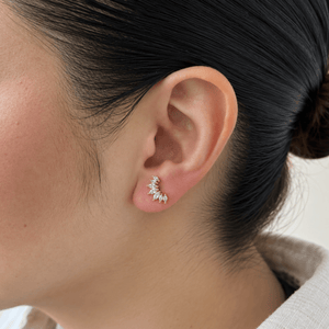 Laurel Crown Gold Piercing - ARETES - Malandra Jewelry - ZTA46-EGD2433