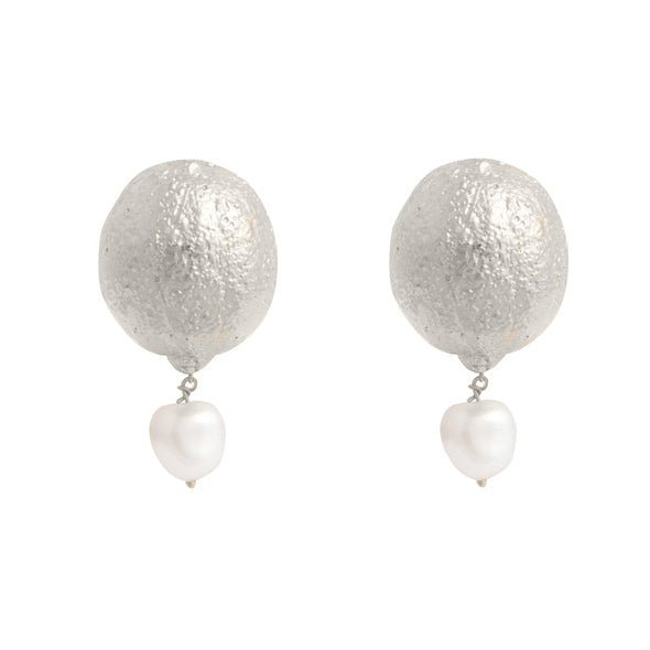 LEMONADE EARRINGS RHODIUM - ARETES - Malandra Jewelry - CA113.P