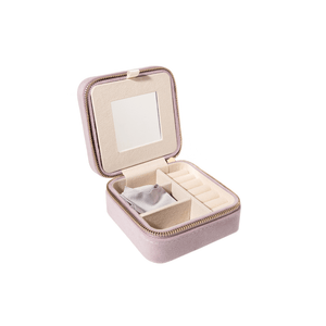 LILAC VELVET JEWELRY CASE - JOYERO - Malandra Jewelry - JO37