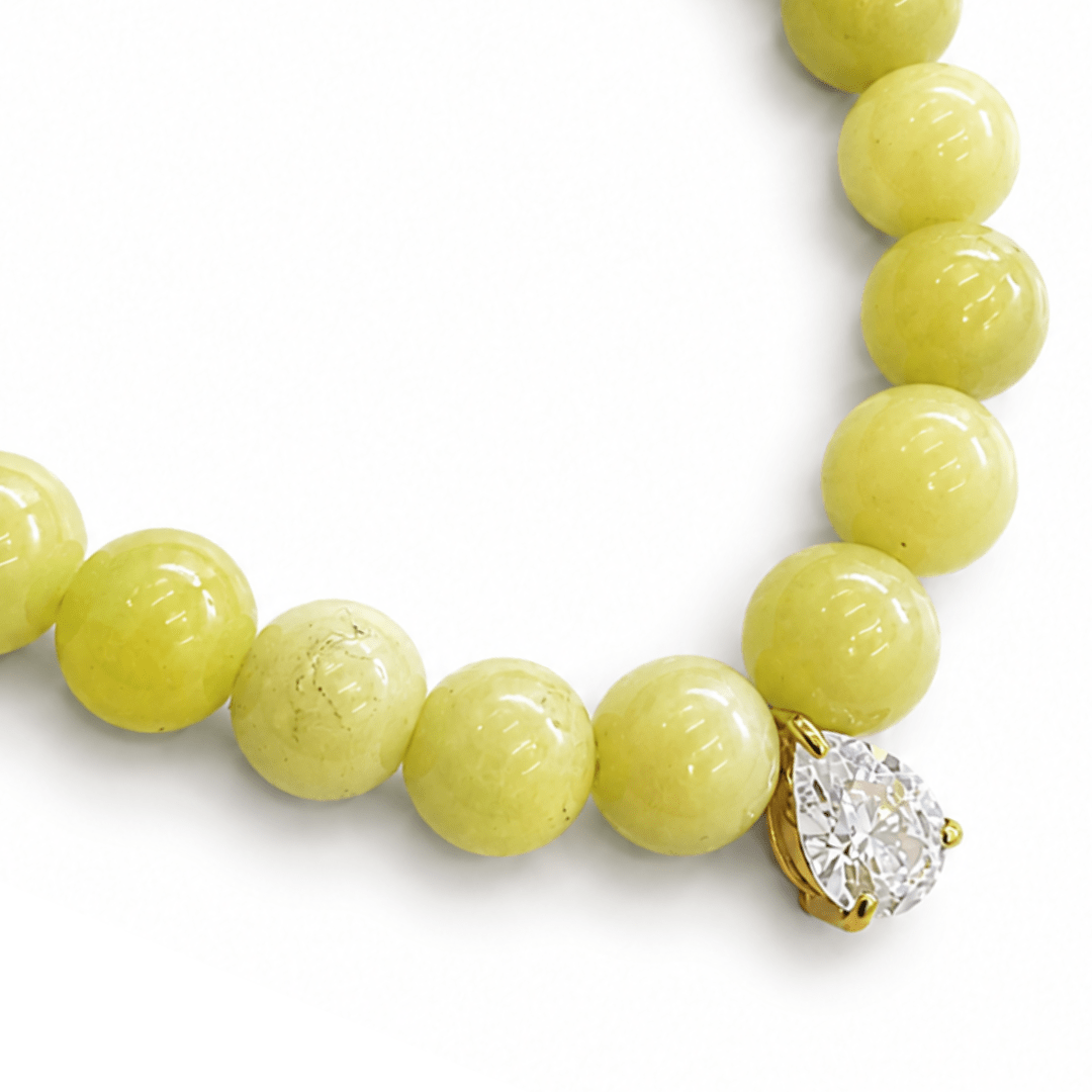 LIMESTONE AVENTURINE GAIA NECKLACE - COLLARES - Malandra Jewelry - TC2536