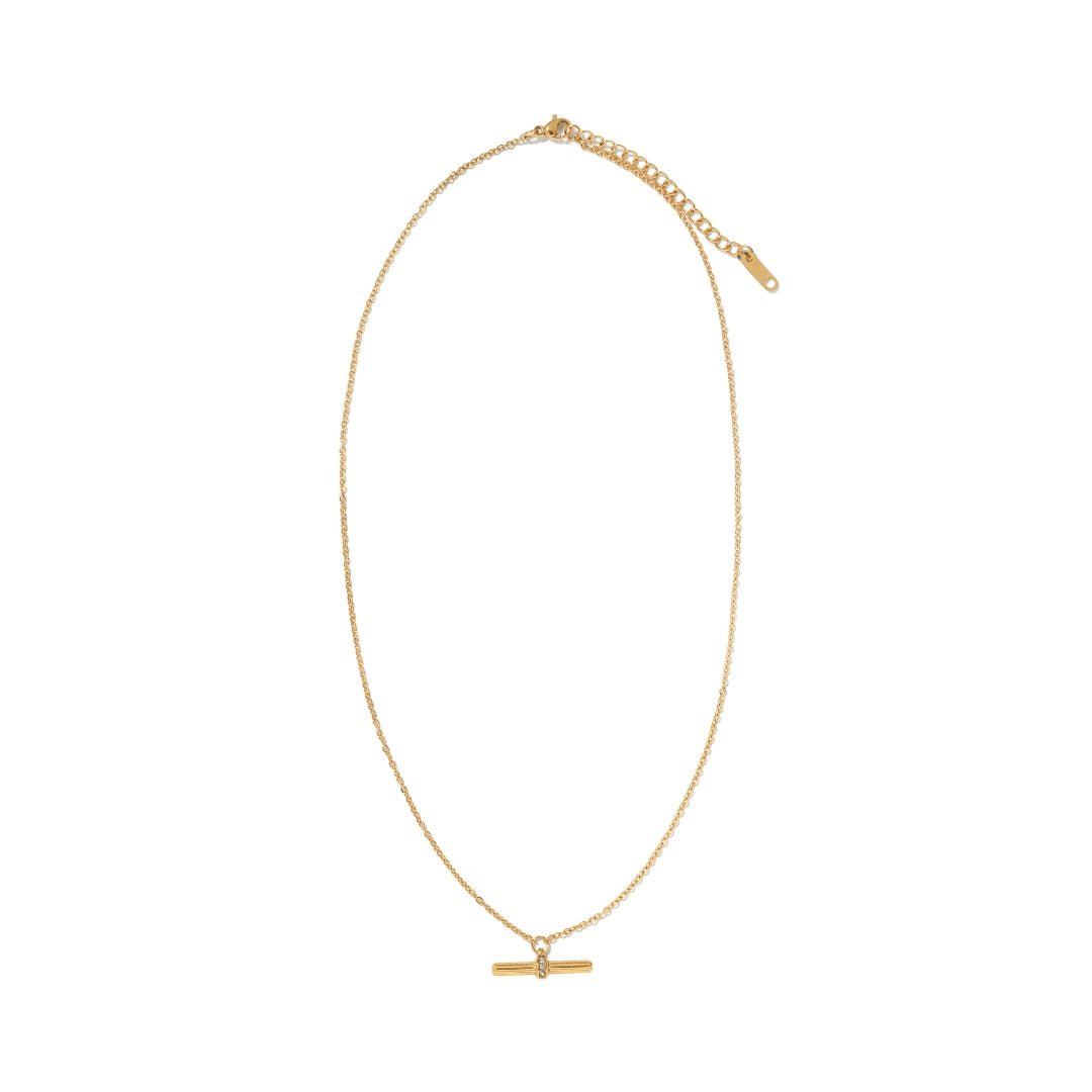 LINEA BAR GLOW NECKLACE - COLLARES - Malandra Jewelry - EUWC470-JDN0312268