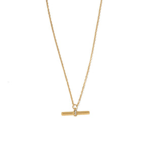 LINEA BAR GLOW NECKLACE - COLLARES - Malandra Jewelry - EUWC470-JDN0312268