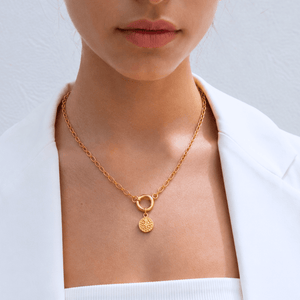 LINK SAINT BENEDICT NECKLACE - COLLARES - Malandra Jewelry - TC2477