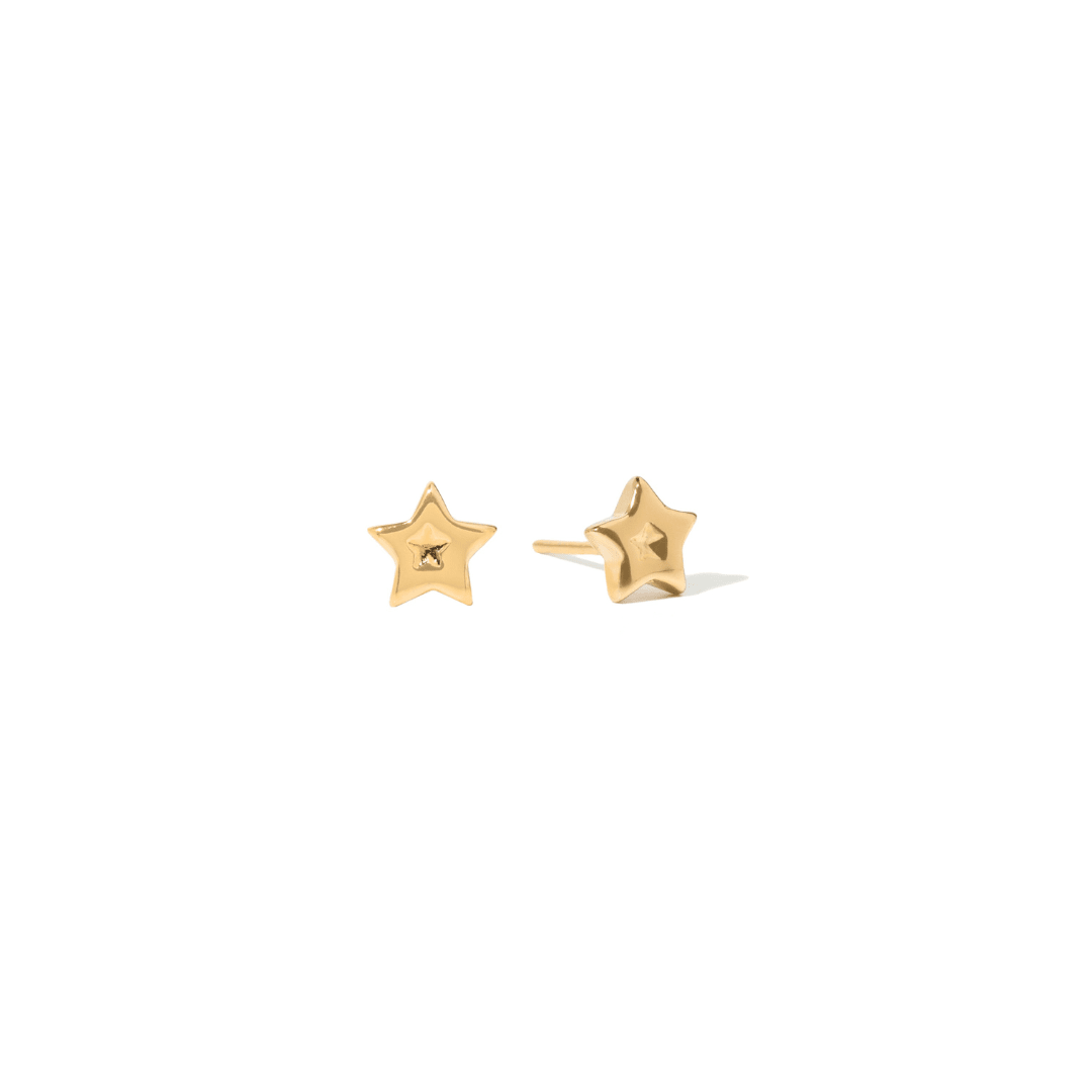 LITTLE STAR STUDS - ARETES - Malandra Jewelry - VCA272-4039
