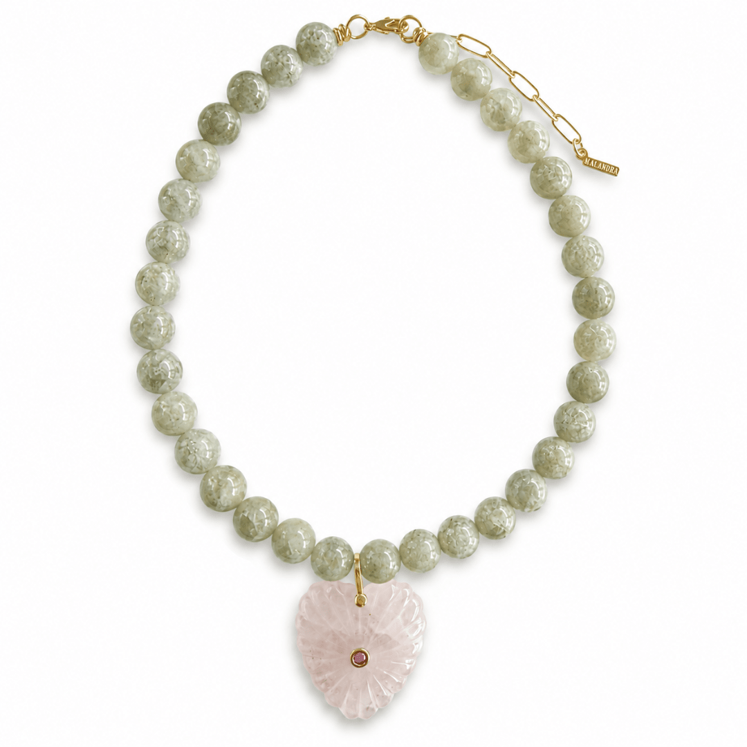 Love Jade Gaia Necklace - COLLARES - Malandra Jewelry - TC2618
