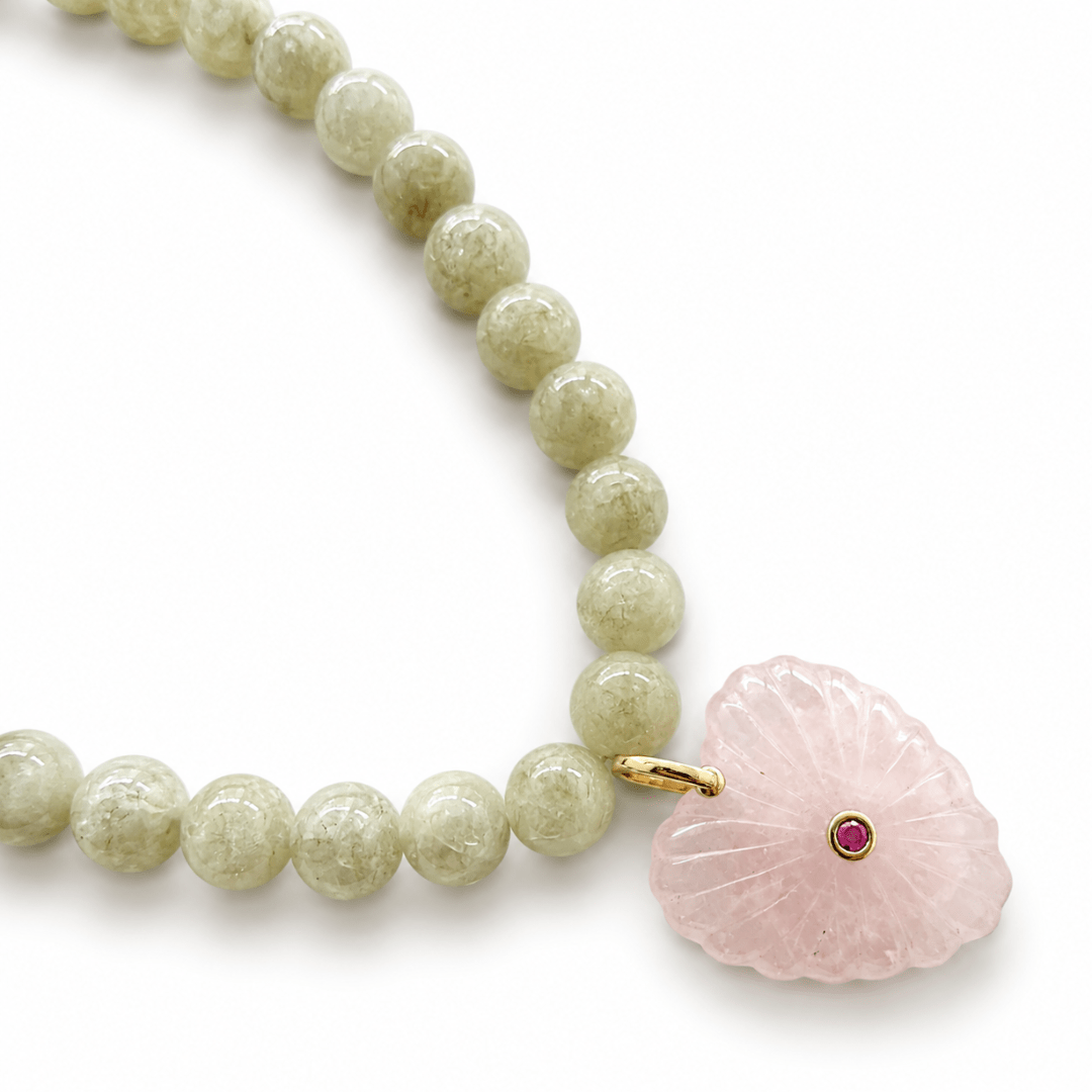 Love Jade Gaia Necklace - COLLARES - Malandra Jewelry - TC2618