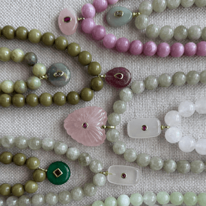 Love Jade Gaia Necklace - COLLARES - Malandra Jewelry - TC2618