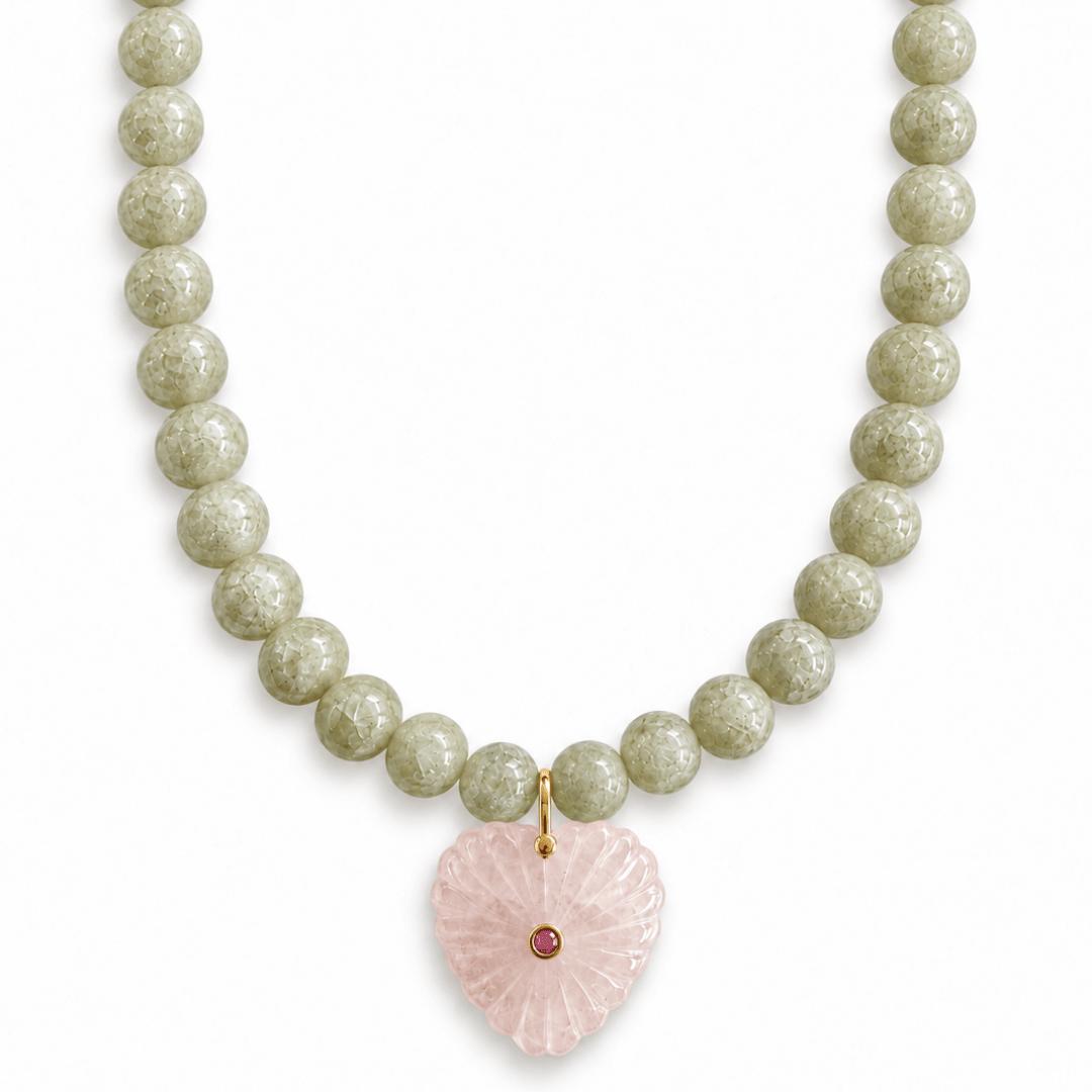 Love Jade Gaia Necklace - COLLARES - Malandra Jewelry - TC2618