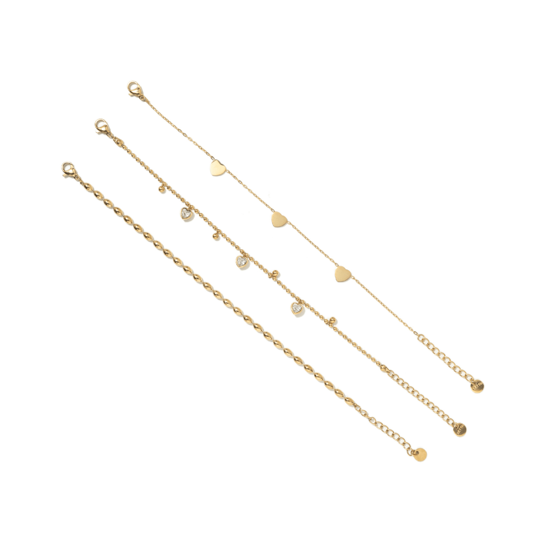 LOVELY BRACELETS GIFT SET - SETS DE REGALO - Malandra Jewelry - SET131/ZXP22   ZXP13   ZXP10