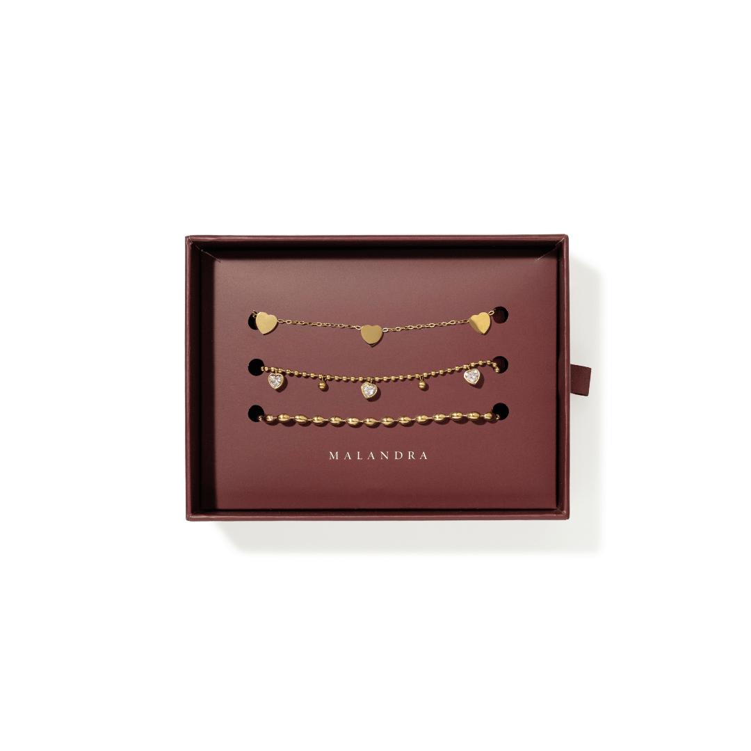 LOVELY BRACELETS GIFT SET - SETS DE REGALO - Malandra Jewelry - SET131/ZXP22   ZXP13   ZXP10