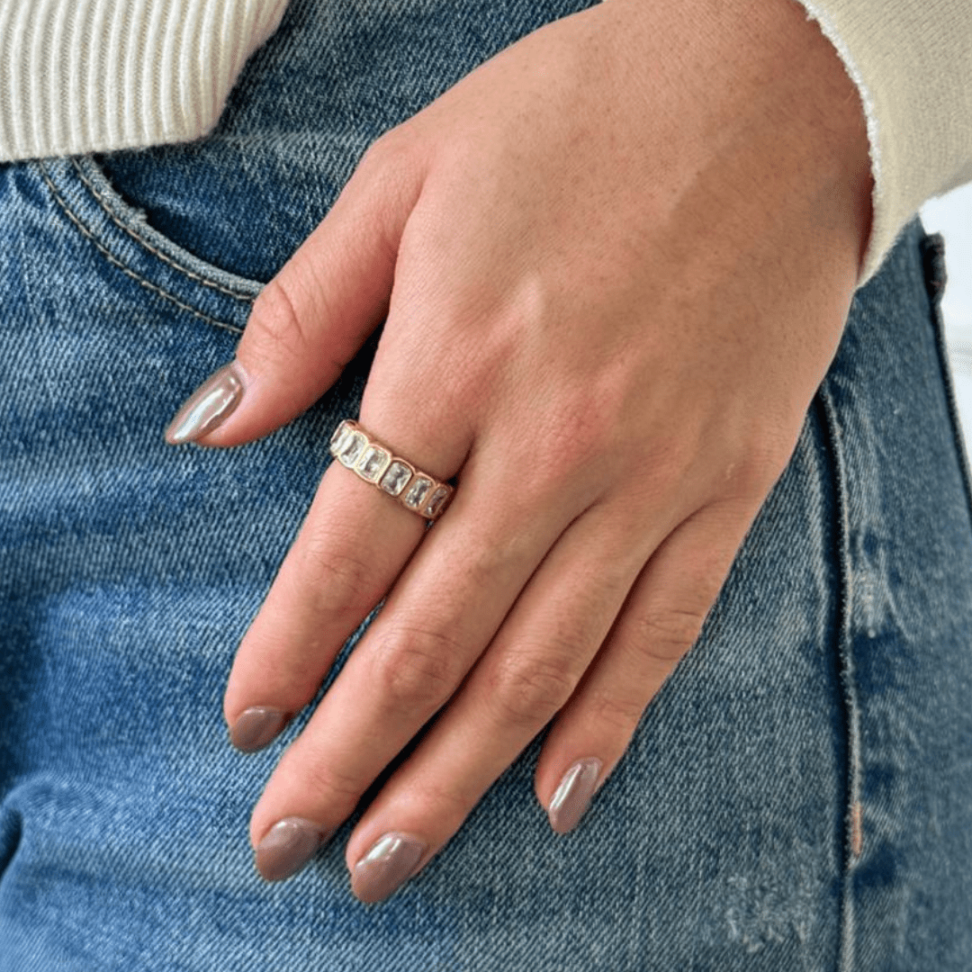 LUMEN BLOCK RING - ANILLOS - Malandra Jewelry - EUWR367.6-JDR0105008-6