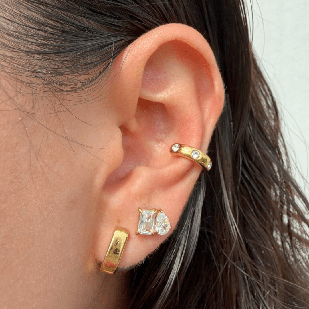 LUMI ICON EAR CUFF - ARETES - Malandra Jewelry - EUWA245 - DZJDE202506234NINA