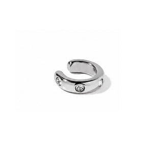 LUMI ICON SILVER EAR CUFF - ARETES - Malandra Jewelry - EUWA245.P-DZJDE202506234NINA-S