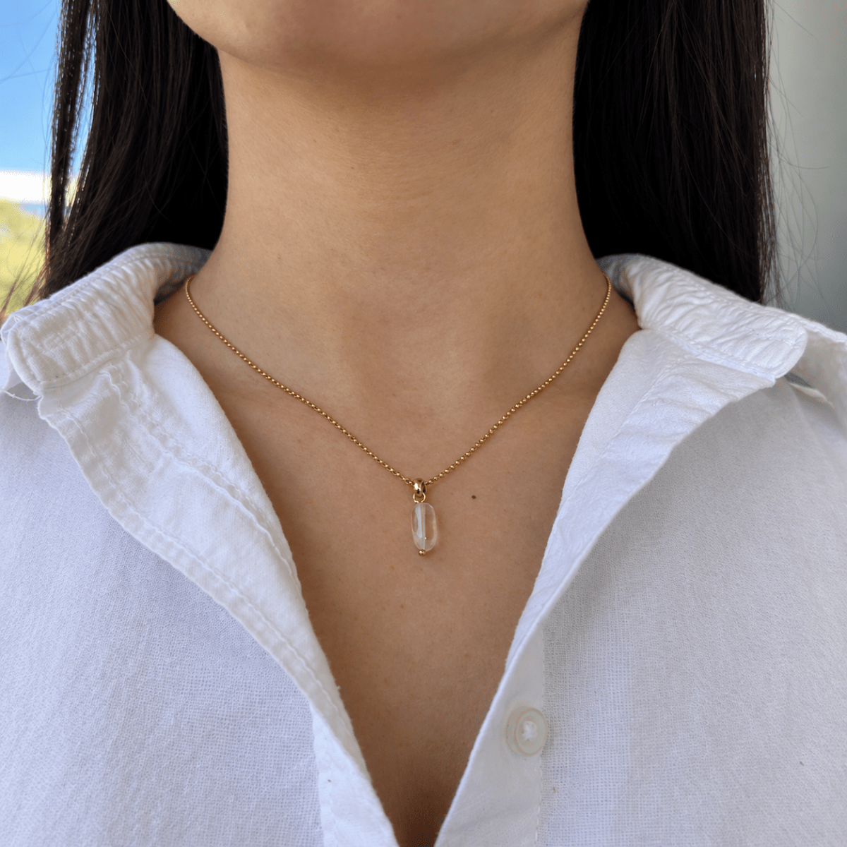 LUMINA CRYSTAL NECKLACE - COLLARES - Malandra Jewelry - TC2276
