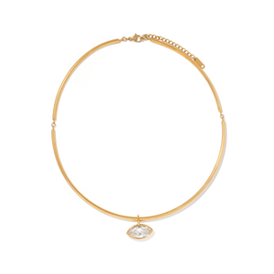 LUMINA MARQUISE CHOKER - COLLARES - Malandra Jewelry - EUWC390-JDN0112242-3